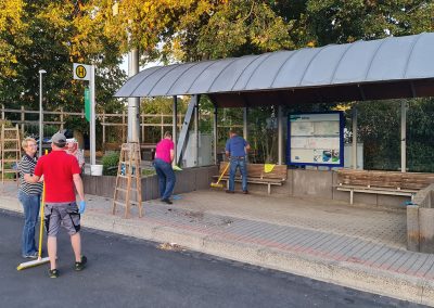 Zimmerplatz putzen 1250 Jahre Oberelsungen 1