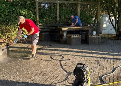 Zimmerplatz putzen 1250 Jahre Oberelsungen 3